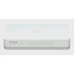 Switch 8 Portas 10/10/1000 mbps Gigabit DGS-1008A D-Link