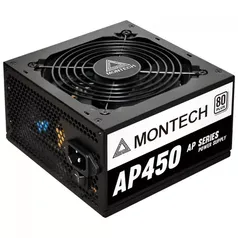 Fonte Montech AP450, 450W, 80 Plus White, PFC Ativo, AP450