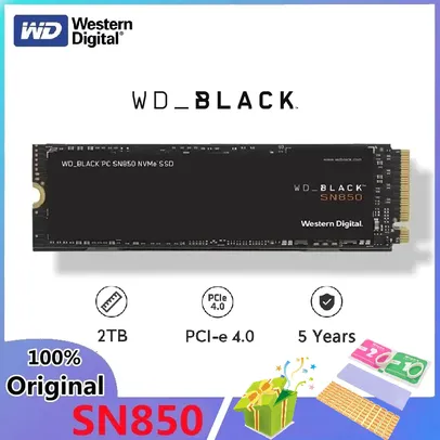 SSD Original Western Digital SN850 Black gen4 - 500gb 1tb 2tb