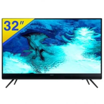 TV LED 32" Samsung HD com Conversor Digital Integrado, Conexões HDMI e USB - 32K4100