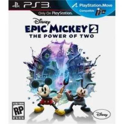 Saindo por R$ 55: [Ponto Frio] Jogo Disney Epic Mickey 2: The Power of Two - PS3 | Pelando