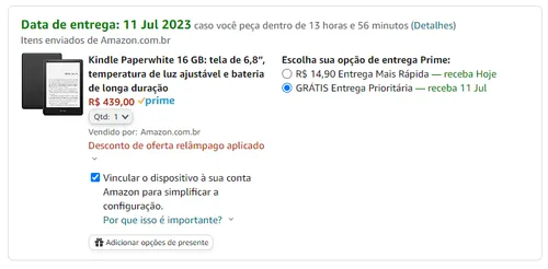 Imagen na descrição da promoção