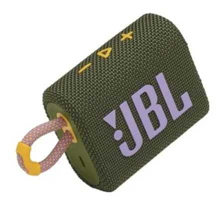 Alto-falante JBL Go 3 portátil com bluetooth green 