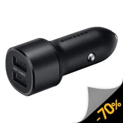 Carregador Veicular Ultra Rápido 2 portas USB | R$25