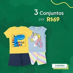 Kit conjuntos de verão