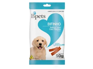 Bifinho para Cachorro Filhote Bpets Carne e Leite  - Bifinhos e Petiscos para Cachorro 