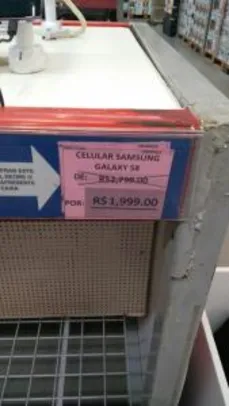 [Loja Física - Fortaleza] Smartphone Samsung Galaxy S8 , Walmart - R$1999