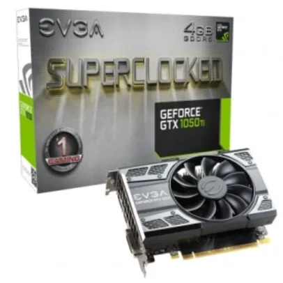 Placa de Vídeo EVGA Geforce GTX 1050Ti SC Gaming 4GB por R$785