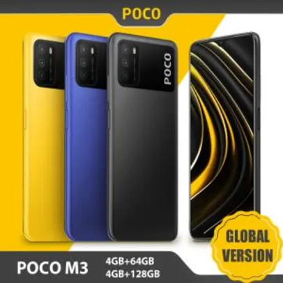 Smartphone Poco M3 4GB 128GB | R$825