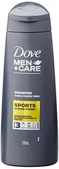 Shampoo 3 em 1 Dove Men Care Sports 200Ml para o cabelo, barba e corpo