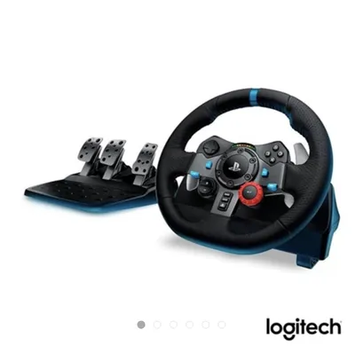 Volante Logitech Driving Force G29 Para PS4 / PS3 / PC Preto