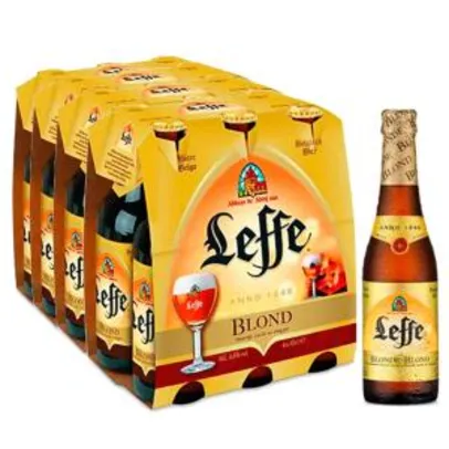 Cerveja Leffe Blonde 330ml caixa (24 unidades) | R$150