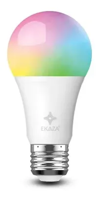 Lâmpada Inteligente Rgb A60 9w+3rgb Smart Alexa e Google Home Ekaza