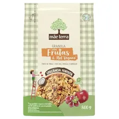 Mãe Terra Granola Frutas E Mel Sem Açúcar 800G