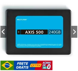 SSD Axis 500 240GB Multilaser (36 meses Garantia)