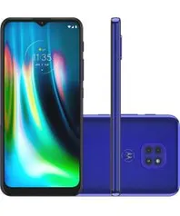 Smartphone Motorola Moto G9 Play Dual Chip Desbloqueado Android Tela 6.5" 64GB - Azul Safira