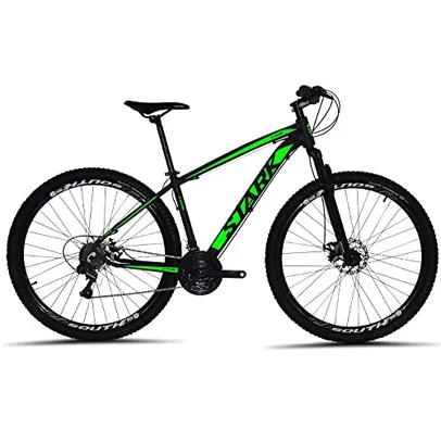 Bicicleta South Stark Aro 29 Alumínio Freio a disco Câmbio Shimano 24 marchas - Preto+verde 