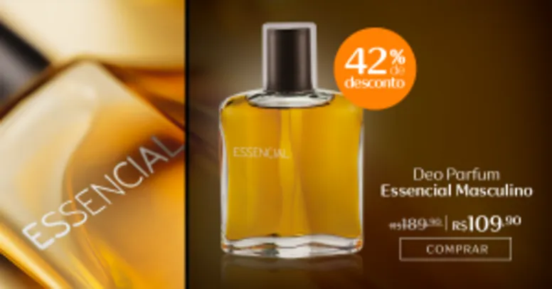[Natura] Deo Parfum Essencial Masculino - 100ml -  por R$ 110