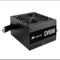 FONTE CORSAIR CV SERIES CV650 80 PLUS BRONZE 650W | R$380