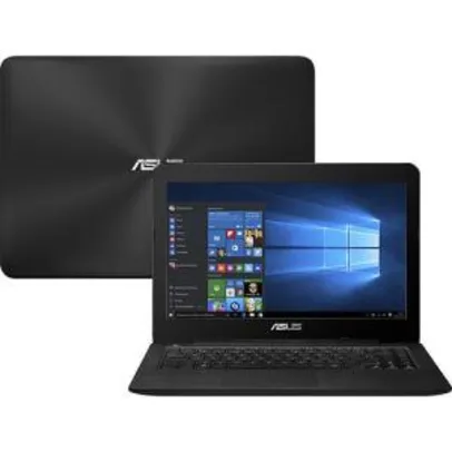 Notebook Asus Z450LA-WX012T Intel Core i3 4GB 1TB Tela LED 14" Windows 10 - Preto por R$ 1449
