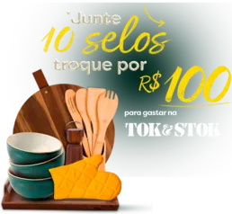 Junte 10 selos Knorr e Ganhe um vale de R$100 na TokStok 