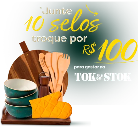 Junte 10 selos Knorr e Ganhe um vale de R$100 na TokStok 