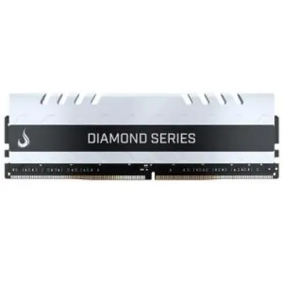 Saindo por R$ 190: Memória Rise Mode Diamond 8GB, 3200MHz, DDR4, CL15, White - RM-D4-8G-3200D | Pelando