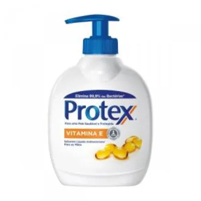 Saindo por R$ 10: Sabonete Líquido para Mãos Antibacteriano Vitamina e 250 ml, Protex | R$10 | Pelando