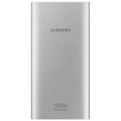 Carregador Portátil Samsung USB Tipo C, 10.000 mAh, Fast Charge - R$90