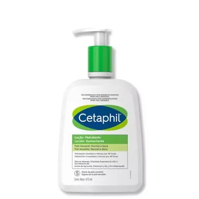 Loção hidratante cetaphil 473ml - pele sensível, normal a seca