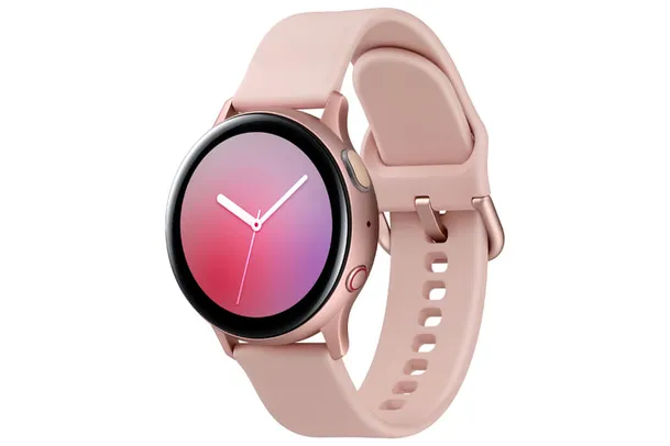 Samsung Galaxy Watch Active2 (40mm, LTE, Rosê) + Bateria Externa carga rápida 10.000mAh USB Tipo C (Prata ou Rosê) | R$989