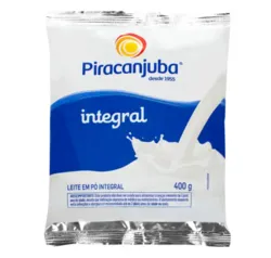 Leite em Pó de Vaca Integral Piracanjuba 400g