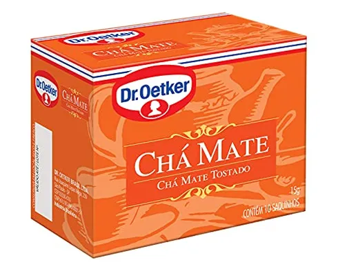 [Prime] Chá Mate 10 Sachês, Dr.Oetker