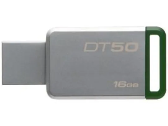 Pen Drive 16GB Kingston - DataTraveler 50 USB 3.0 por R$ 22