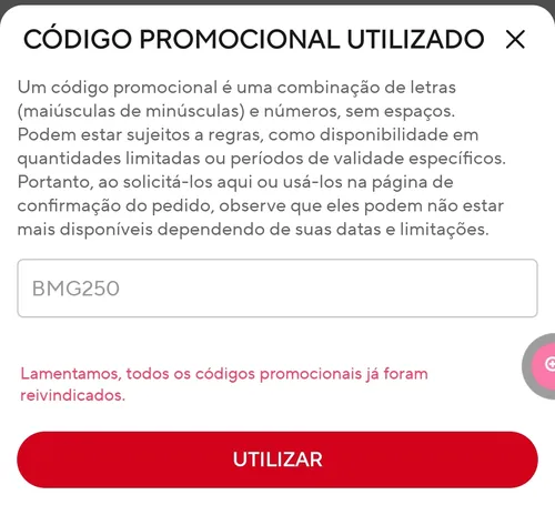 Imagen na descrição da promoção