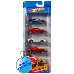 Conjunto Hot Wheels Mattel - 5 Peças