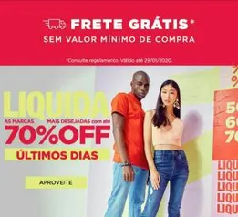 [APP] 70% OFF nas melhores marcas