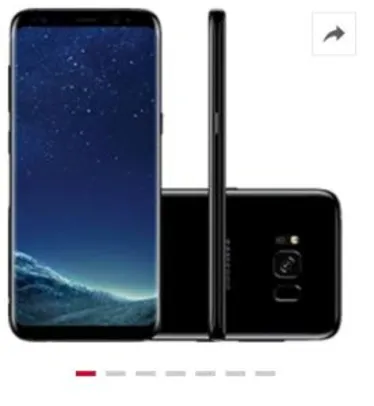 Smartphone Samsung Galaxy S8 Plus G955F Preto com 64GB, 12MP/8MP, Octa Core - R$2799,00