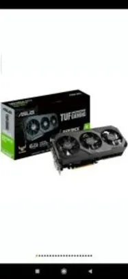 Placa de Vídeo Asus TUF3 NVIDIA GeForce GTX 1660 SUPER 6GB