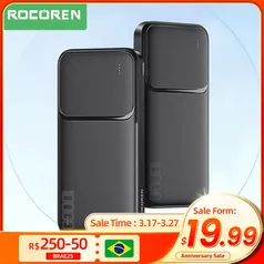 Power Bank 20W Rocoren 10000mAh