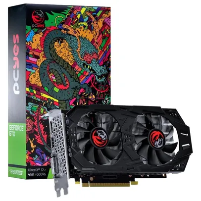 Placa De Vídeo Pcyes Geforce Gtx 1650 Super 4Gb Graffiti | R$ 1700