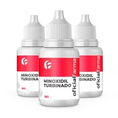 Kit 3 Minoxidil Turbinado 100Ml