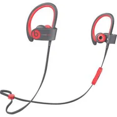 Fone de Ouvido Beats Powerbeats 2 Wireless Earphone Vermelho e Cinza  - R$171