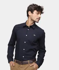 Camisa Lacoste Manga Longa Masculina | R$219