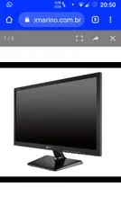 Monitor LED 19,5" LG 20M37AA-B.AWZ | R$259