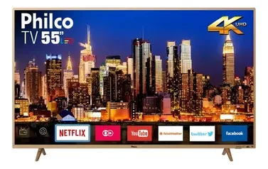 Smart Tv Led 55 Polegadas Philco Ptv55f61snc Ultra Hd 4k Sc