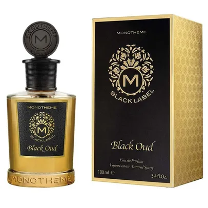 Black Label Black Oud Monotheme Perfume Unissex Eau De Parfum 100ml