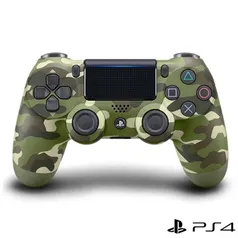 [Fast Prime 187]Controle sem Fio Sony Dualshock® 4 Green Camouflage para Playstation® 4