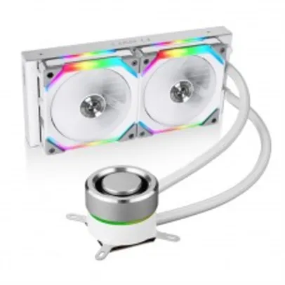 Water Cooler Lian Li Galahad AIO, UNI FAN SL120, RGB 240mm, Intel-AMD, White, Compatível Com LGA 1700, GA-240SLA