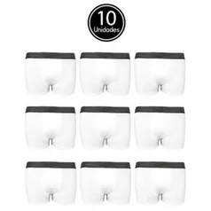 Leve 3 Kit com 10 Cueca Boxer de Algodão Cotton Box Masculino C5  R$ 160